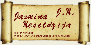 Jasmina Meseldžija vizit kartica